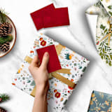 "Red Velvet Mini Envelopes with Note Cards for Gifts (Set of 10)" - Envelopes in red by Caroline Russo