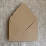 "Harvest A7 Venetian  Flap Envelope | Pack of 25" - Envelopes in natural by Ivory Invitations