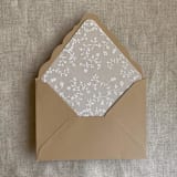 "Harvest A7 Venetian  Flap Envelope | Pack of 25" - Envelopes in natural by Ivory Invitations