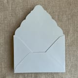 "Sky blue A7 venetian flap envelope | PACK of 25" - Envelopes in blue by Ivory Invitations