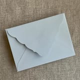 "Sky blue A7 venetian flap envelope | PACK of 25" - Envelopes in blue by Ivory Invitations