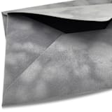 "A7 Gray Velvet Envelopes (Set of 10)" - Envelopes in gray by Caroline Russo