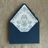 "Cobalt blue A7 venetian flap envelope | PACK of 25" - Envelopes in blue by Ivory Invitations