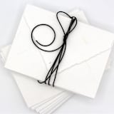 "A7 Cotton Deckled Edge Envelopes White - 5.25" x 7.25" Cotton Handmade Deckle Edge Envelopes, Set of 25" - Envelopes in white by Ellie OBrien