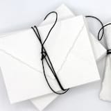 "A7 Cotton Deckled Edge Envelopes White - 5.25" x 7.25" Cotton Handmade Deckle Edge Envelopes, Set of 25" - Envelopes in white by Ellie OBrien
