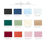 "Wavy Edge Decorative Envelopes, Premium Wedding Invitation Suite A5, Custom Color, Set of 10" - Envelopes in beige by Self Stationery