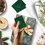 "Mini Green Velvet Envelopes with Blank Note Cards for Gifts (set of 10)" - Envelopes in green by Caroline Russo