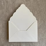 "Cream A7 Venetian  Flap Envelope | Pack of 25" - Envelopes in beige by Ivory Invitations