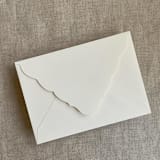 "Cream A7 Venetian  Flap Envelope | Pack of 25" - Envelopes in beige by Ivory Invitations