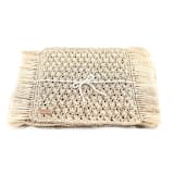 "Tallo de Olivo Star Placemat Set of 4 - Handwoven Fique, Natural" - Placemats in natural by Powered By People