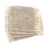 "Tallo de Olivo Star Placemat Set of 4 - Handwoven Fique, Natural" - Placemats in natural by Powered By People
