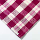 "Abigail Plaid Handwoven Cotton Placemats, Set of 4" - Placemats in red by Archive New York