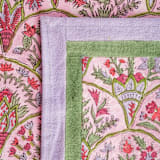 "Pink Arch Blockprint Placemat" - Placemats in pink by Michelle Pham