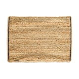 "Tossa Brown  Hand Braided Jute Placemat" - Placemats in brown by Anjali Purohit