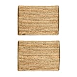 "Tossa Brown  Hand Braided Jute Placemat" - Placemats in brown by Anjali Purohit