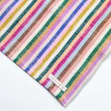 "Valentina Rainbow Striped Handwoven Cotton Placemats, Set of 4" - Placemats in multicolorassorted-colors by Archive New York