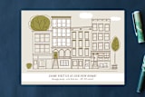 "The City" - Wedding Invitations in Sand by Sharon Rowan - Front