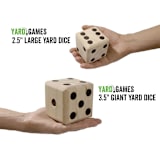 "Yard Games Large Wooden Yard Dice with Scoresheets" - Wedding Games in beige by Kevin Muellerleile