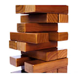 "Yard Games Giant Tumbling Timbers - Stained Set" - Wedding Games in beige by Kevin Muellerleile