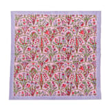 "Pink Arch Blockprint Napkins, Set of 4" - Napkins in pink by Inner Child