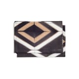 "Tisa Black Cotton Table Napkin" - Napkins in black by Anjali Purohit