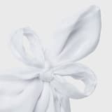 "Bow linen napkin, white, set of two" - Napkins in white by Joanna Buchanan