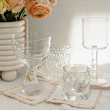 "Liquored Up Cocktail Napkins, Set of Four" - Napkins in multicolor by REVELRY by Purvi Padia