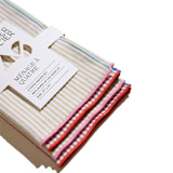 "Carnival Stripe Napkins (Set of 4)" - Napkins in multicolor by ATELIER SAUCIER