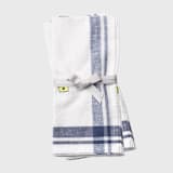 "Nautical embroidered dinner napkin, cream, set of four" - Napkins in multicolor by Joanna Buchanan