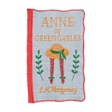 "Literary Heroines Books Embroidered Cocktail Napkins, Set of 4" - Napkins in multicolorassorted-colors by Inner Child