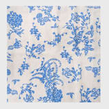 "Garden print napkin, blue, set of two" - Napkins in blue by Joanna Buchanan