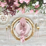 "ORGANIC COTTON NAPKINS // SET OF 4" - Napkins in pink by borrowed BLU