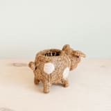 "Country Pig Planter" - Planters in brown by LIKHA