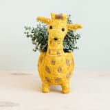 "Giraffe Planter" - Planters in yellow by LIKHA
