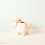 "Poodle Planter" - Planters in white by LIKHA