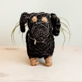 "Dachshund Planter" - Planters in black by LIKHA