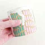 "Dash Stoneware Mini Planter" - Planters in multicolorassorted-colors by Quiet Clementine
