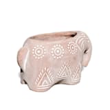 "Handmade Terracotta Pot - Folk Elephant" - Planters in natural by KORISSA