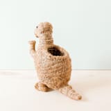 "T-Rex Planter" - Planters in brown by LIKHA
