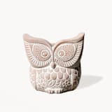 "Handmade Terracotta Pot - Big Eye Owl" - Planters in natural by KORISSA