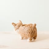 "Corgi Planter" - Planters in brown by LIKHA