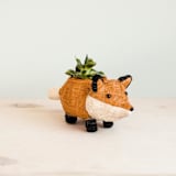"Baby Fox Planter" - Planters in orange by LIKHA