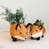 "Baby Fox Planter" - Planters in orange by LIKHA