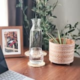 "Hand Etched Terracotta Pot - Small" - Planters in natural by KORISSA