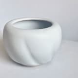 "White Soft Spiral Planter" - Planters in white by Cloude Made