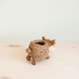 "Baby Corgi Planter" - Planters in brown by LIKHA