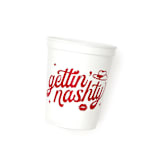 "Gettin' Nashty Cup Pack, Plastic Stadium Cup, Pack of 12" - Paper and Plastic Cups in white by ForYourParty