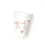 "Scottsdale Before The Veil Cup Pack, Plastic Stadium Cup, Pack of 12" - Paper and Plastic Cups in white by ForYourParty