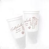 "Scottsdale Before The Veil Cup Pack, Plastic Stadium Cup, Pack of 12" - Paper and Plastic Cups in white by ForYourParty