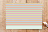 "i believe in unicorns" - Stationery in mint cream by peetie design - Back of Card